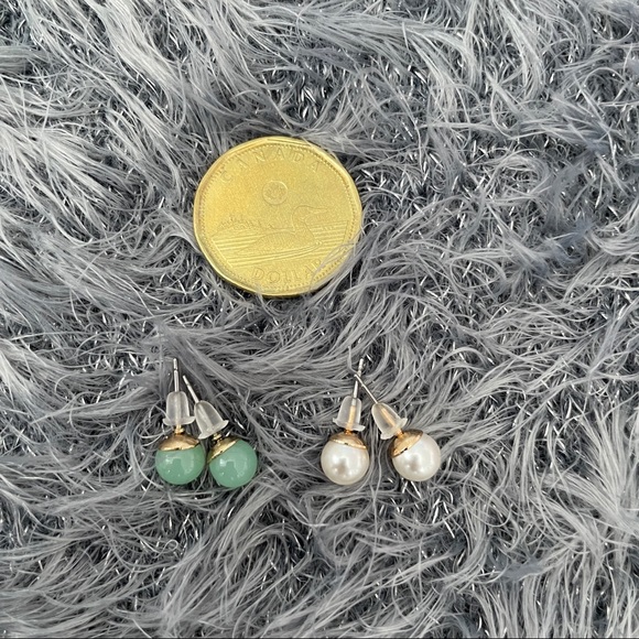 Two Pairs of Front-Back Earrings - Picture 5 of 5